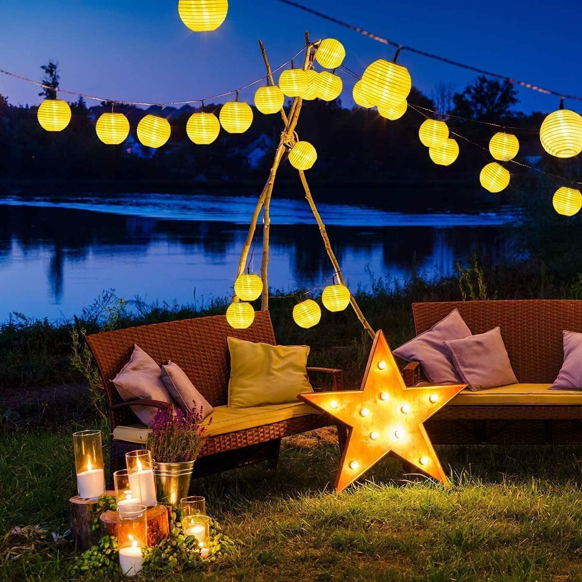 Waterproof Lantern Solar Strin - Solar Fairy String review and price