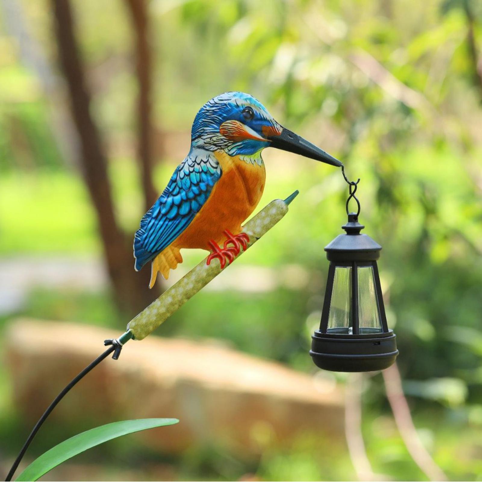 Solar Powered Kingfisher Light - Outdoor Lighting Driveway review and price