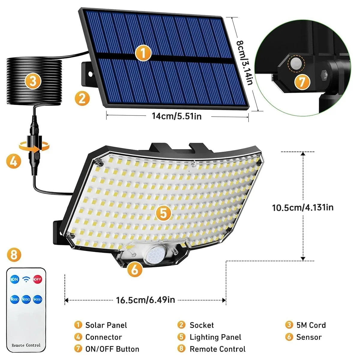 234LED Solar Outdoor Lights Mo - Outdoor Lighting Lamps review and price