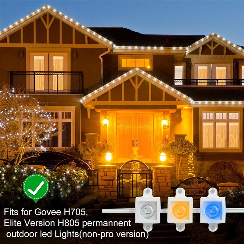 A74E-Secure Mounting Brackets  - Outdoor Lighting Govee review and price