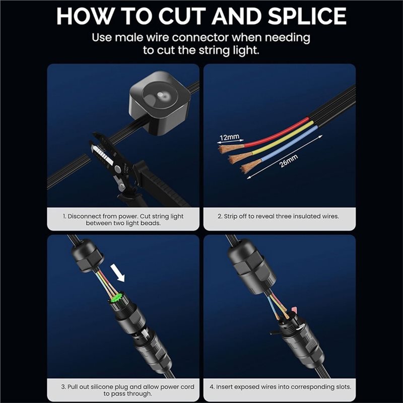 DT17 Waterproof Splice Connect - Outdoor Lighting Govee review and price