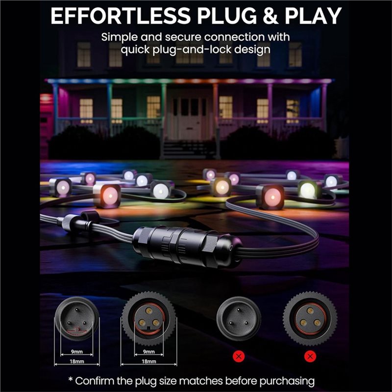 DT17 Waterproof Splice Connect - Outdoor Lighting Govee review and price