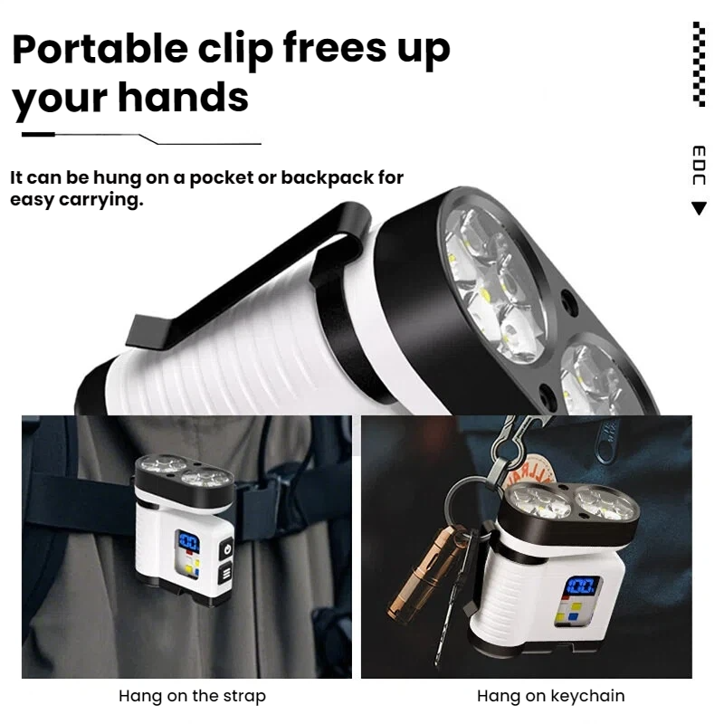Mini LED Flashlight COB Side L - Outdoor Lighting Usb review and price