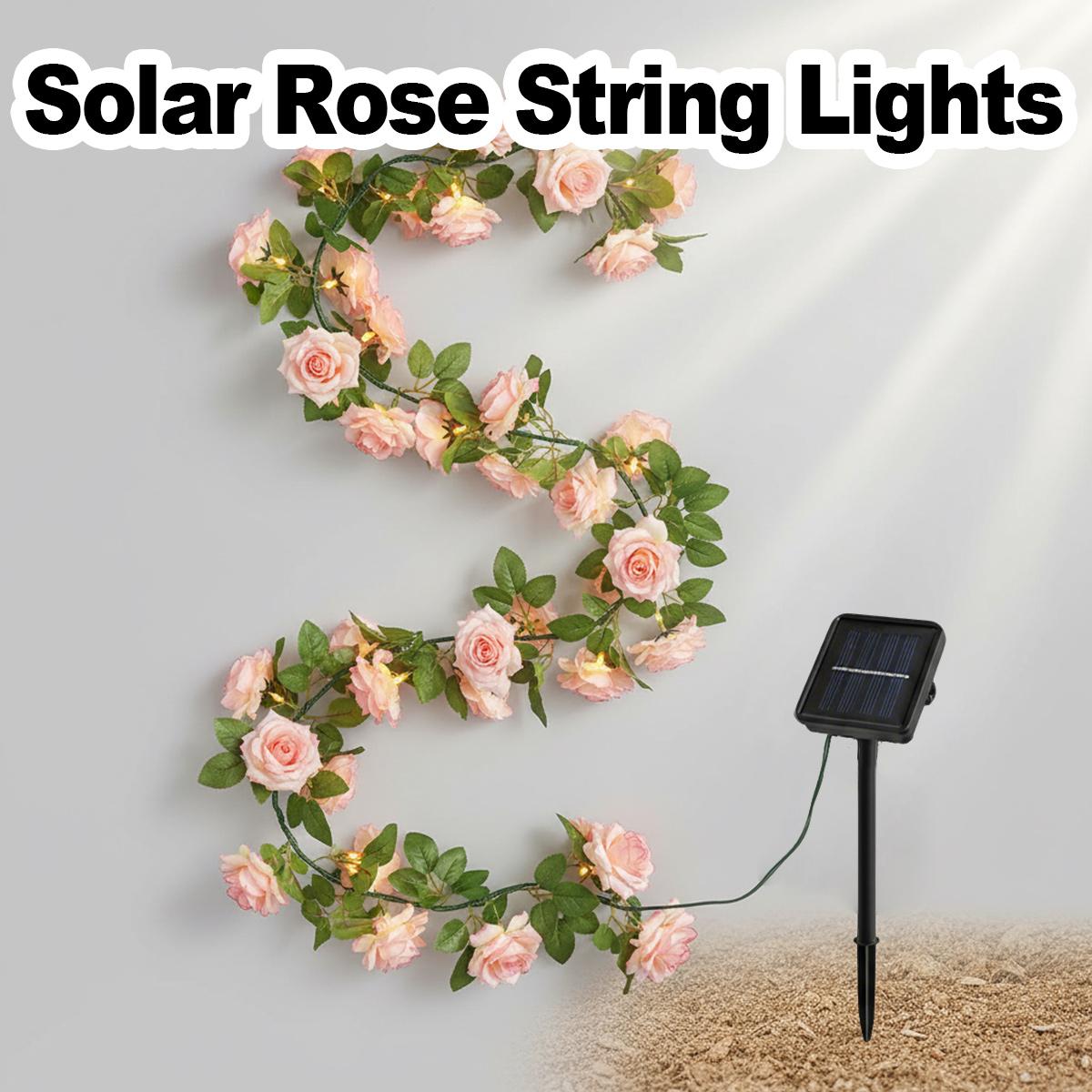 Solar Rose Vine String Light I - Solar Fairy String review and price