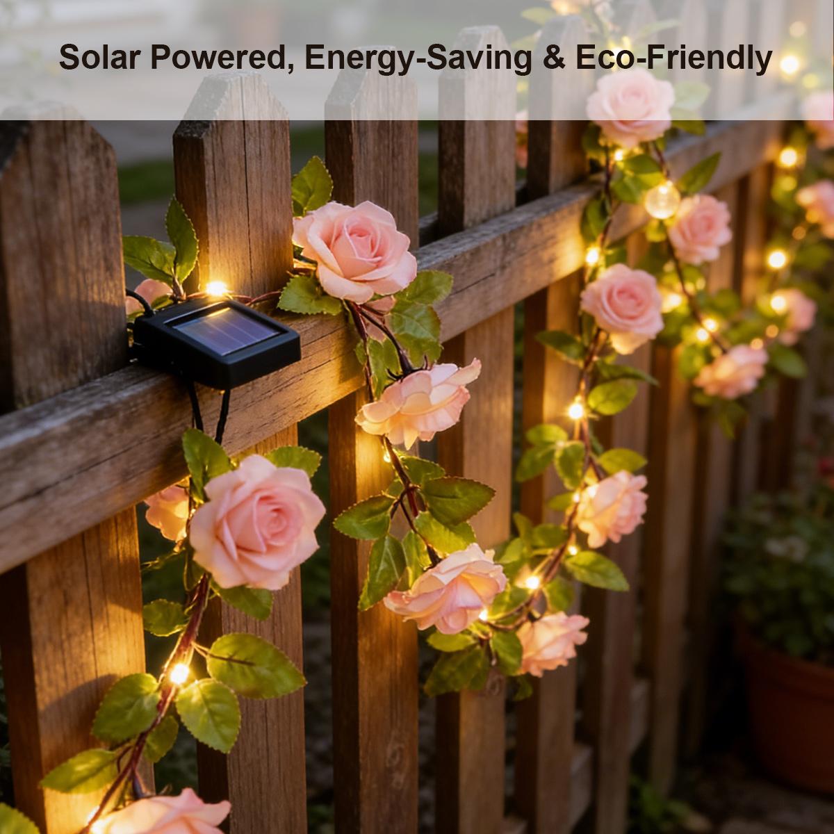 Solar Rose Vine String Light I - Solar Fairy String review and price