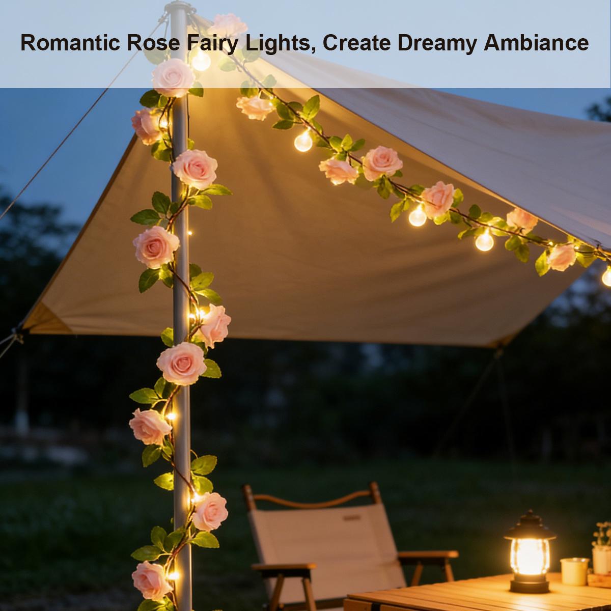 Solar Rose Vine String Light I - Solar Fairy String review and price