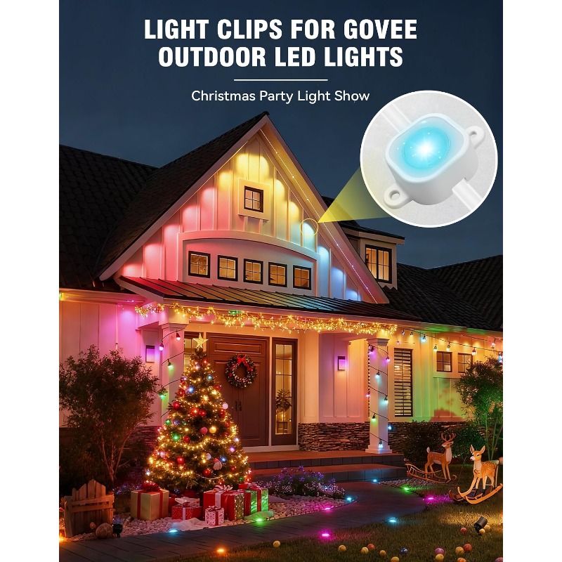 200pcs Outdoor Light Clips, fo - Outdoor Lighting Govee review and price