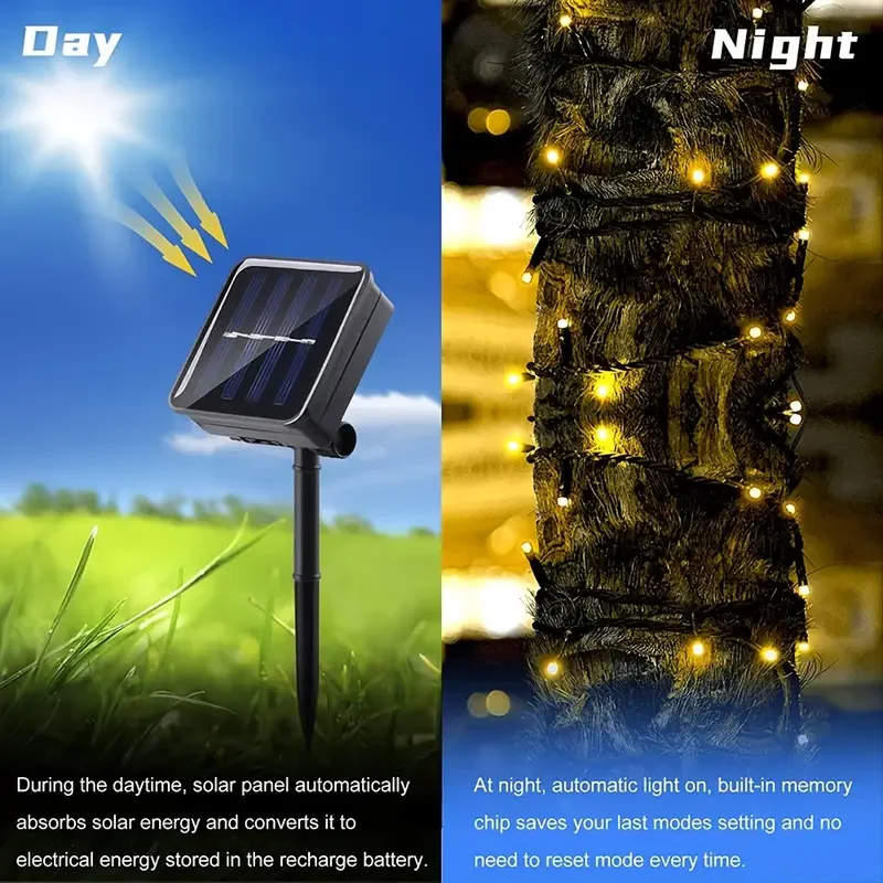 LED Solar Light String 8 Funct - Solar Fairy String review and price