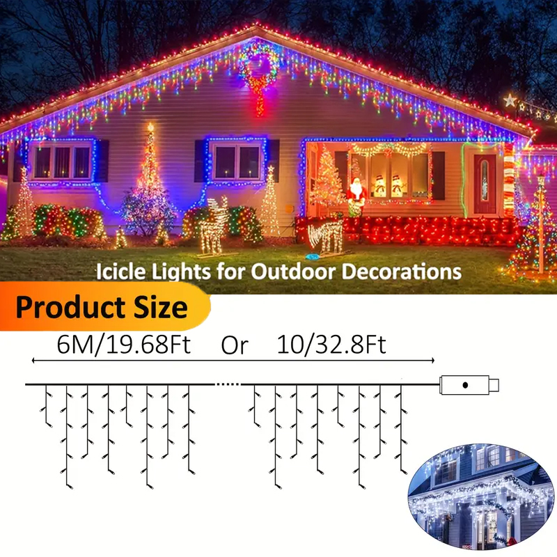 Solar Icicle Lights Outdoor Fa - Solar Fairy String review and price
