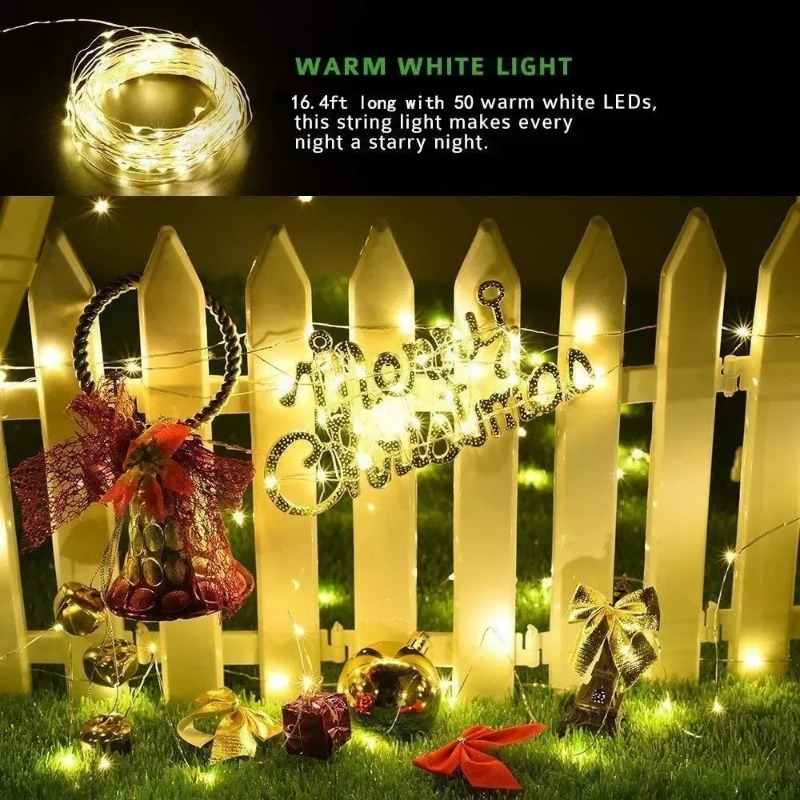 1pc Outdoor Solar String Light - Solar Fairy String review and price