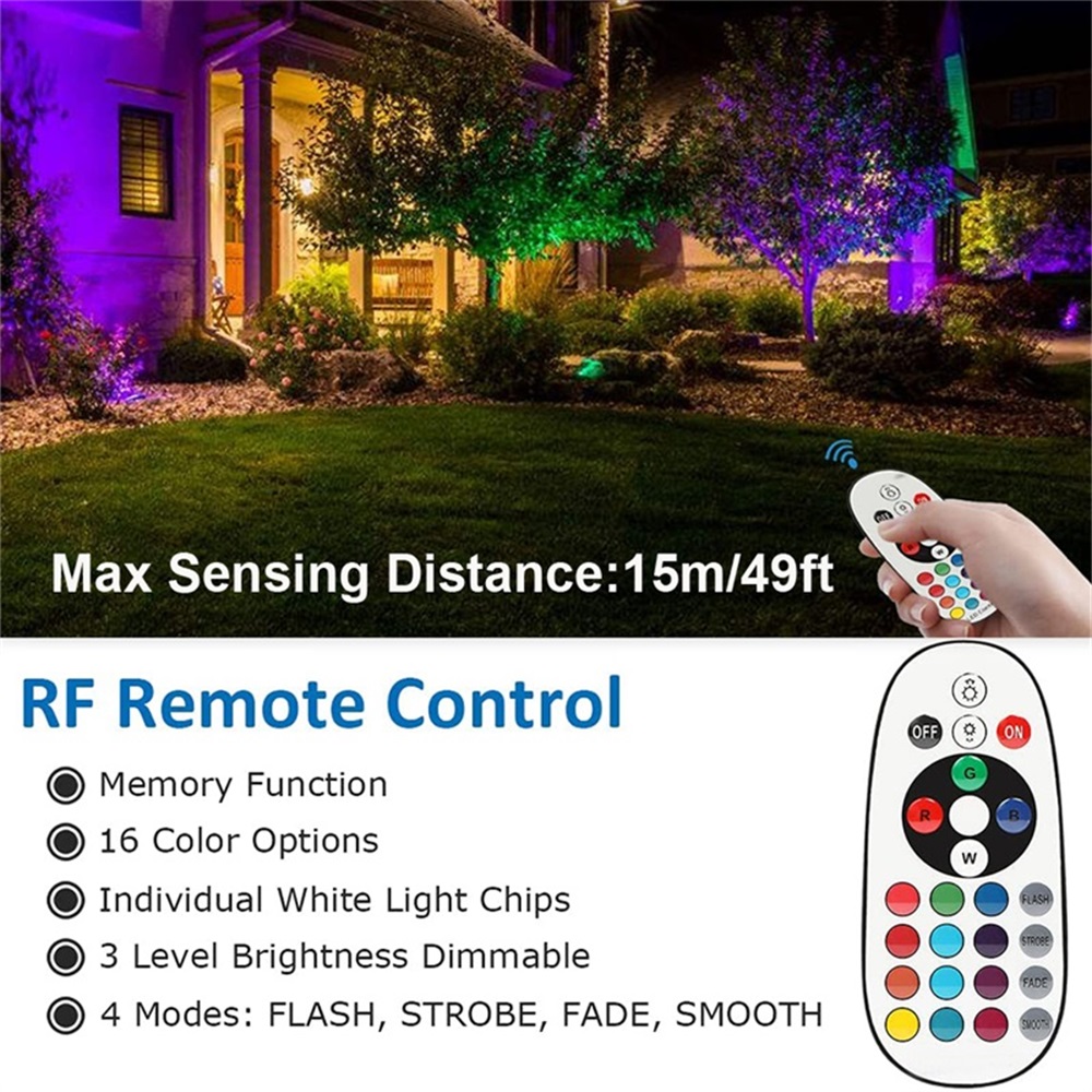 RGBW Landscape Lighting 10W wi - Outdoor Lighting Ip65 review and price