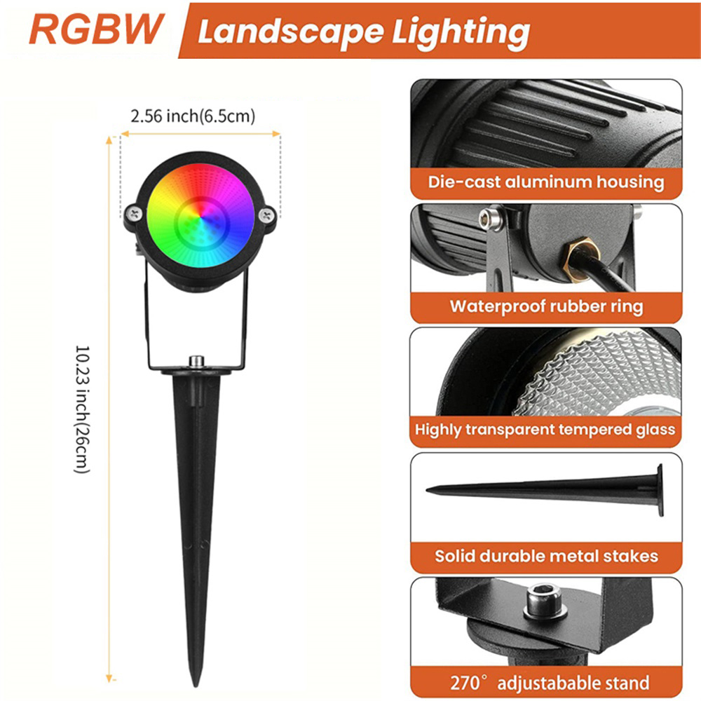 RGBW Landscape Lighting 10W wi - Outdoor Lighting Ip65 review and price