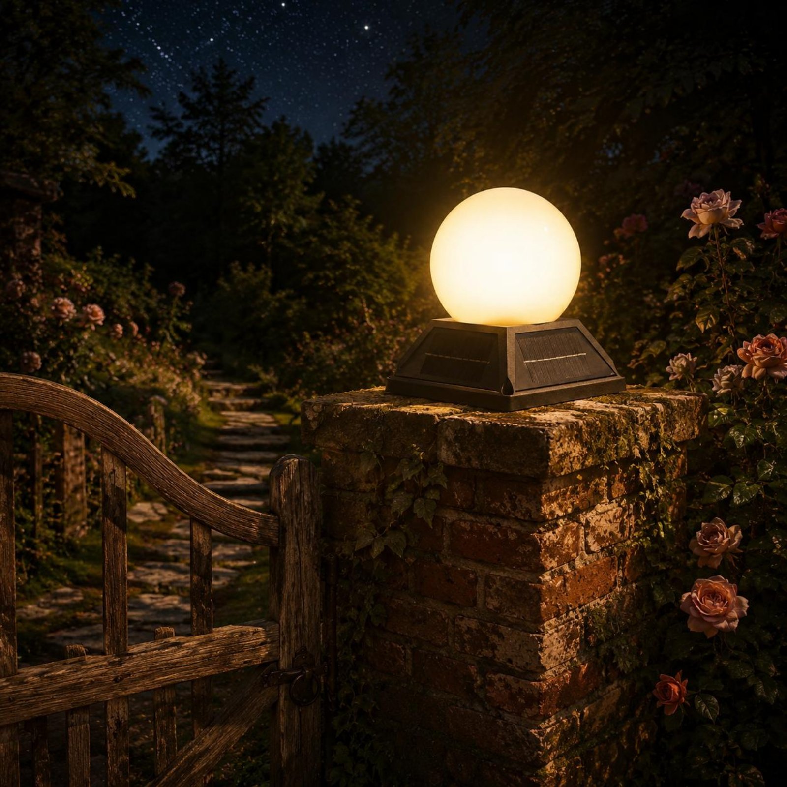 Solar Post Cap Light Wireless  - Outdoor Lighting Ip65 review and price