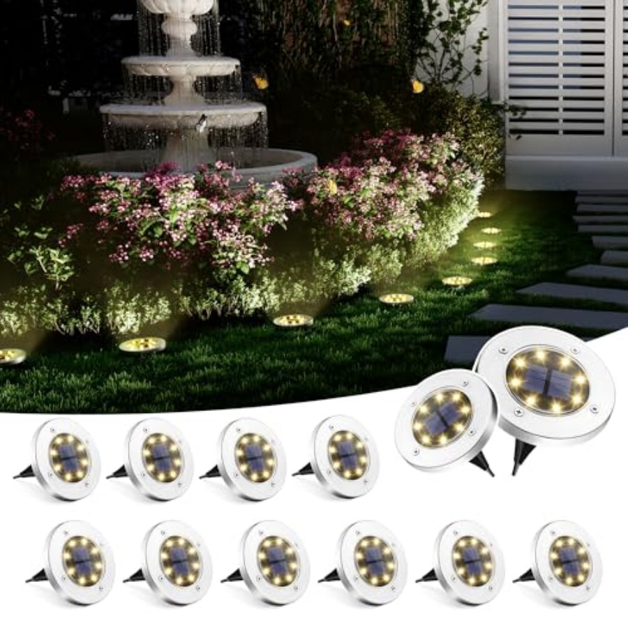 Solar Ground Lights Solar Ligh - Outdoor Lighting Driveway review and price